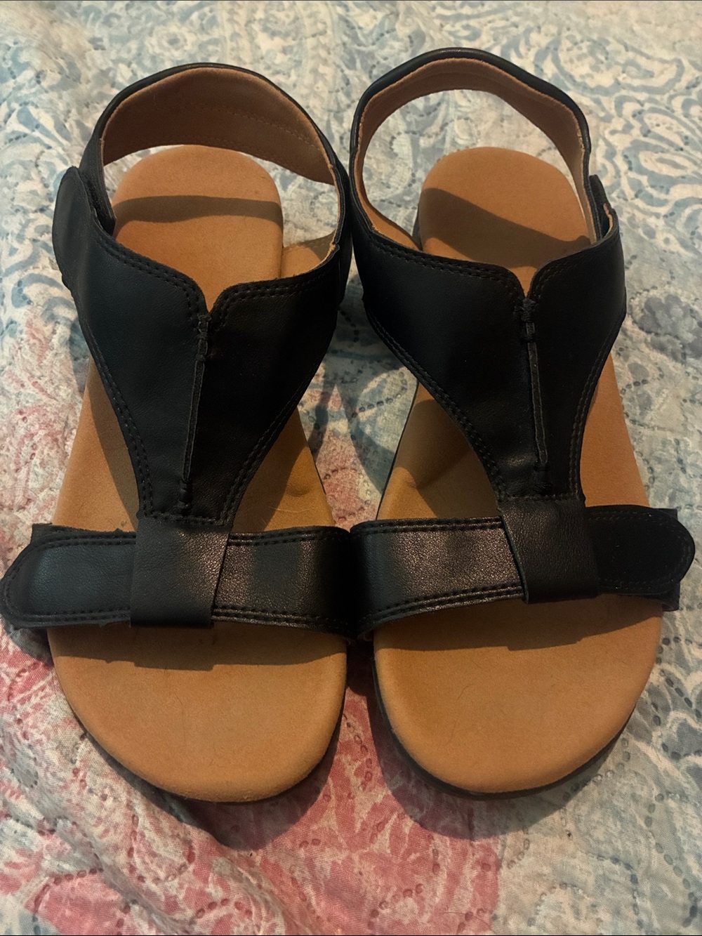 Women’s Black Slingback Comfort Sandals